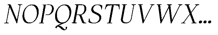 Panasea Italic Font UPPERCASE