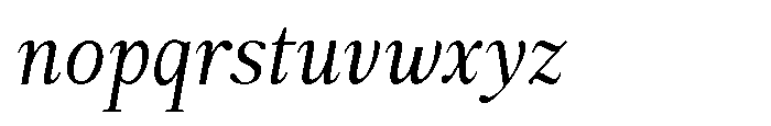 Panasea Italic Font LOWERCASE
