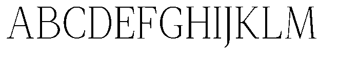 Panasea Light Font UPPERCASE