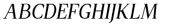 Panasea Medium Italic Font UPPERCASE
