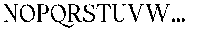 Panasea Medium Font UPPERCASE