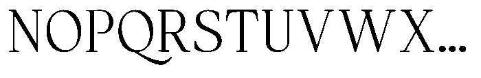 Panasea Regular Font UPPERCASE