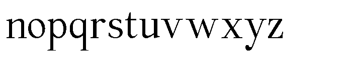 Panasea Regular Font LOWERCASE