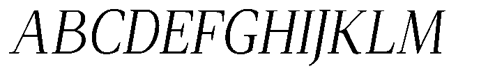 Panasea Variable Extra Light Italic Font UPPERCASE