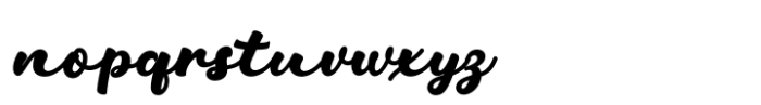 Pancake Font LOWERCASE