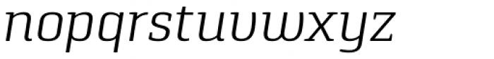 Pancetta Serif Pro Light Italic Font LOWERCASE