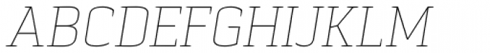 Pancetta Serif Pro Thin Italic Font UPPERCASE