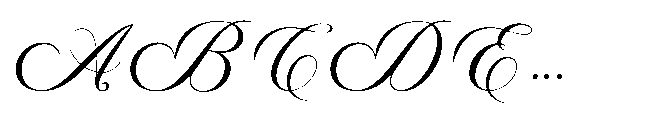 Panden Slant Regular Font UPPERCASE