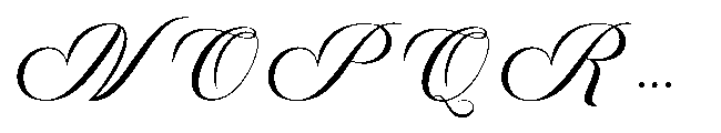 Panden Slant Regular Font UPPERCASE
