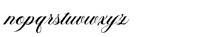 Panden Slant Regular Font LOWERCASE