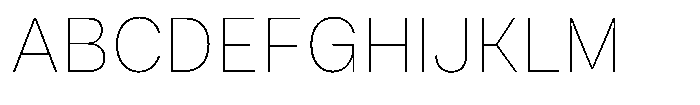 Pandit Extra Light Font UPPERCASE