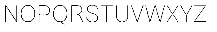 Pandit Extra Light Font UPPERCASE