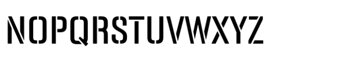 Panfleta Stencil Medium Font UPPERCASE