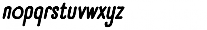 Panforte Condensed Bold Italic Font LOWERCASE