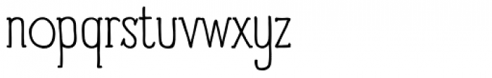 Panforte Serif Light Font LOWERCASE