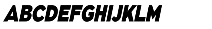 Pangi Condensed Black Italic Font UPPERCASE