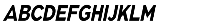Pangi Condensed Bold Italic Font UPPERCASE
