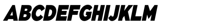 Pangi Condensed Extra Black Italic Font UPPERCASE
