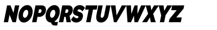 Pangi Condensed Extra Black Italic Font UPPERCASE