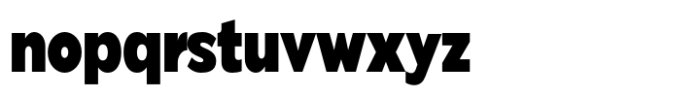 Pangi Condensed Extra Black Font LOWERCASE