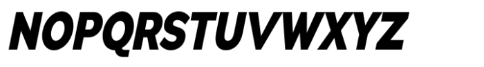 Pangi Condensed Heavy Italic Font UPPERCASE