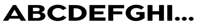 Pangi Expanded Bold Font UPPERCASE