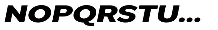 Pangi Expanded Extra Bold Italic Font UPPERCASE