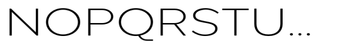Pangi Expanded Extra Light Font UPPERCASE