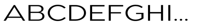 Pangi Expanded Light Font UPPERCASE