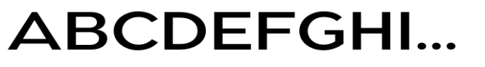 Pangi Expanded Medium Font UPPERCASE