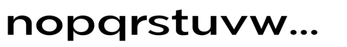 Pangi Expanded Medium Font LOWERCASE