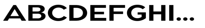 Pangi Expanded Semi Bold Font UPPERCASE