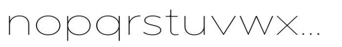 Pangi Expanded Thin Font LOWERCASE