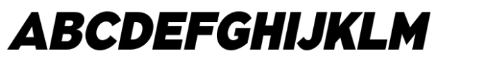 Pangi Narrow Black Italic Font UPPERCASE