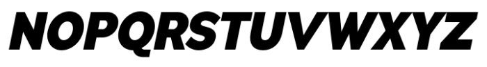 Pangi Narrow Black Italic Font UPPERCASE