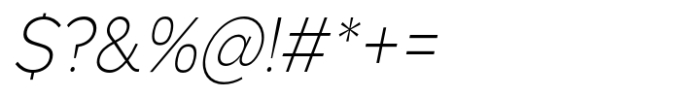 Pangi Narrow Extra Light Italic Font OTHER CHARS