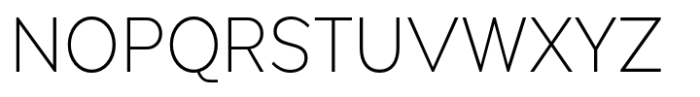 Pangi Narrow Extra Light Font UPPERCASE