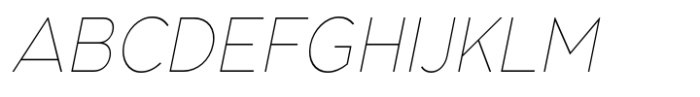 Pangi Narrow Thin Italic Font UPPERCASE