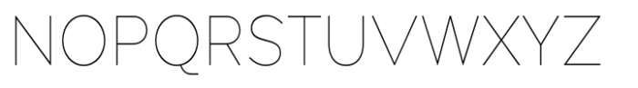 Pangi Narrow Thin Font UPPERCASE