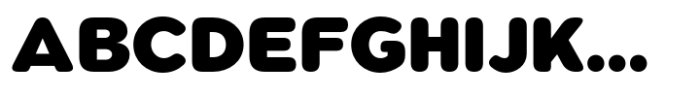 Pangi Rounded Black Font UPPERCASE