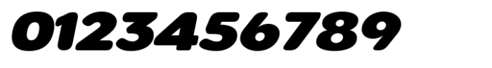 Pangi Rounded Extra Black Wide Italic Font OTHER CHARS