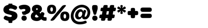 Pangi Rounded Extra Black Font OTHER CHARS