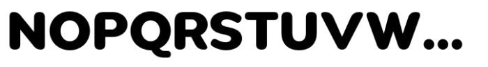 Pangi Rounded Extra Bold Font UPPERCASE