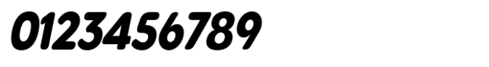 Pangi Rounded Extrabold Condensed Italic Font OTHER CHARS