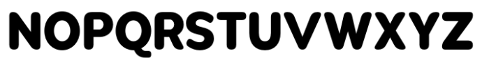 Pangi Rounded Extrabold Narrow Font UPPERCASE