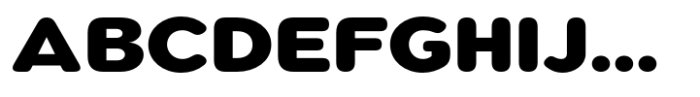 Pangi Rounded Heavy Wide Font UPPERCASE