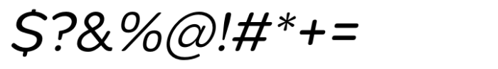 Pangi Rounded Italic Font OTHER CHARS