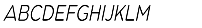 Pangi Rounded Light Condensed Italic Font UPPERCASE