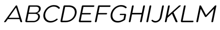 Pangi Rounded Light Italic Font UPPERCASE