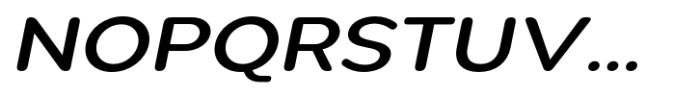 Pangi Rounded Medium Wide Italic Font UPPERCASE